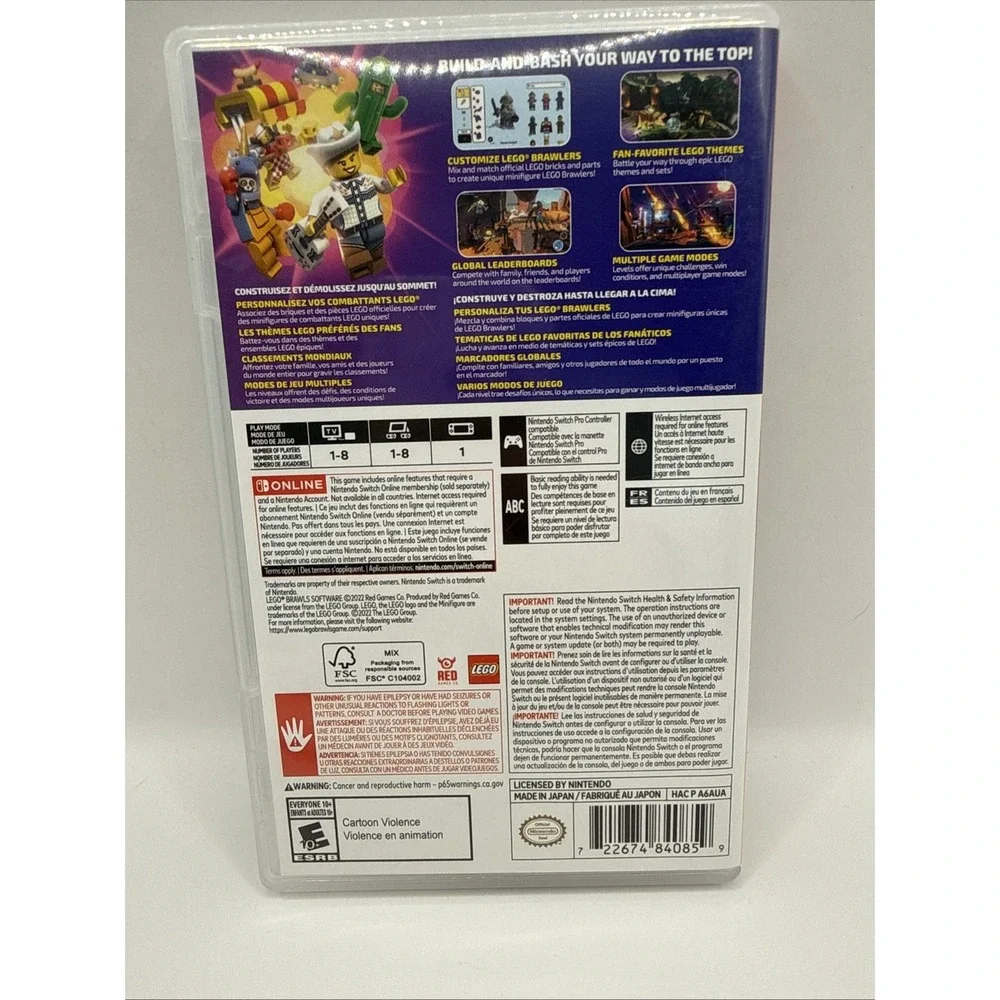 LEGO‎ Brawls – Nintendo Switch – Used – Tested CIC